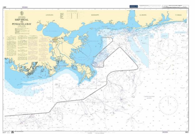 BA 3851 - Ship Shoal to Pensacola Bay